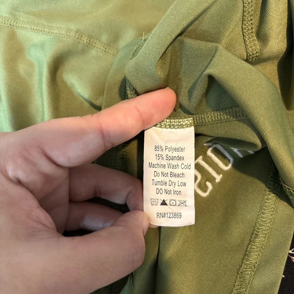 Prois Hunting Apparel Olive Green Short Sleeve Tee Outdoor Shirt Women's Top XS - Picture 4 of 5